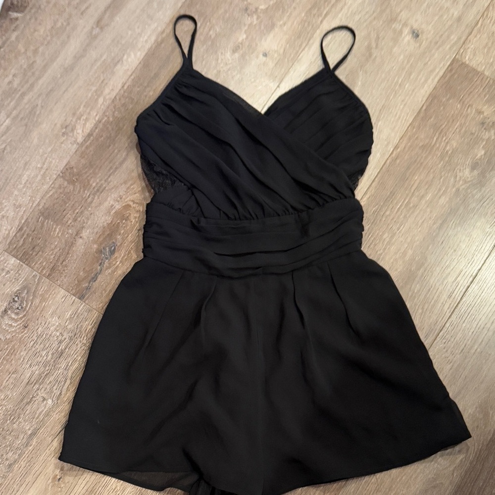 NWT KEEPSAKE the Label Elegant Black Romper Size S!